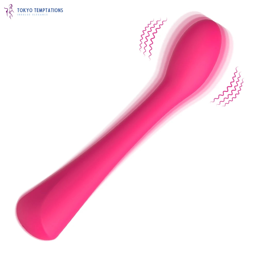 Premium G Spot Vibrator Finger Dildo Pink