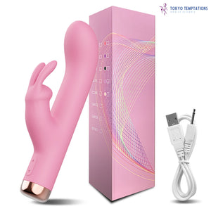 Premium Rabbit Vibrator for Clitoris G Spot Pink