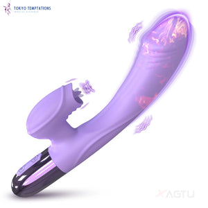 Sleek G-spot Dildo Vibrator Purple