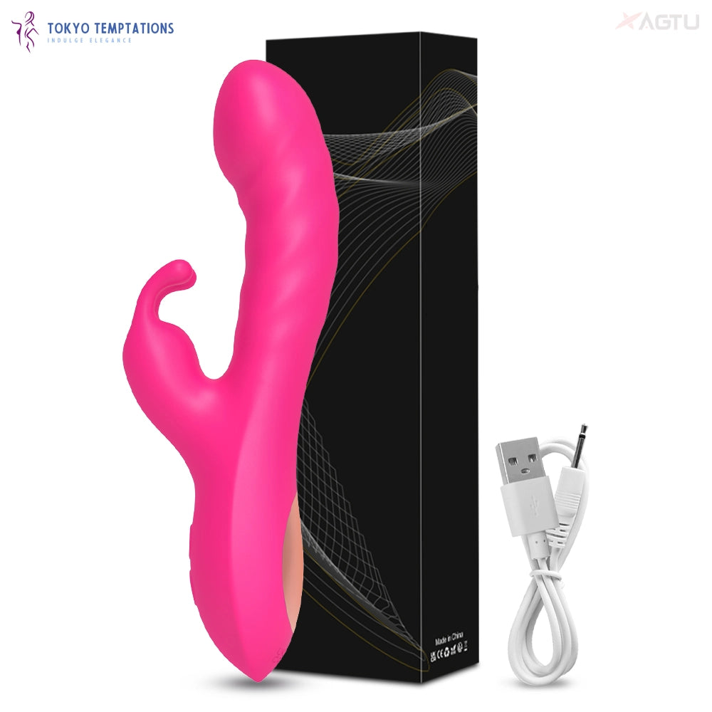 Powerful Rabbit Vibrator for Women - G Spot Clitoris Stimulation Red