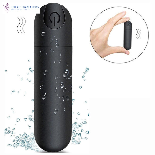 Powerful Bullet Vibrator Clitoral G Spot Stimulator Silver