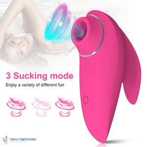 Clitoris Stimulator Sucking Vibrator for Women Pink