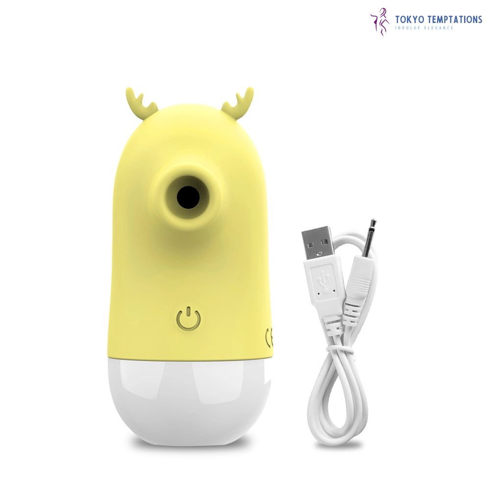 Clitoris Sucker 2-in-1 Stimulator Yellow