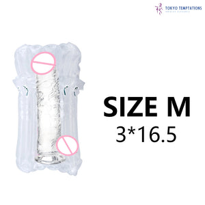 Realistic Soft Silicone Dildo with Strong Suction Cup length 16.5cm