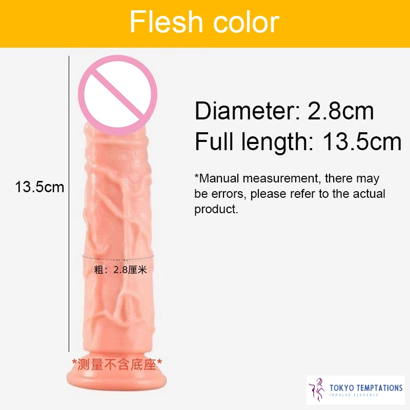 Realistic Flesh Dildo full length 12cm