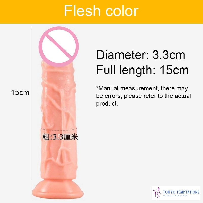 Realistic Flesh Dildo full length 15cm