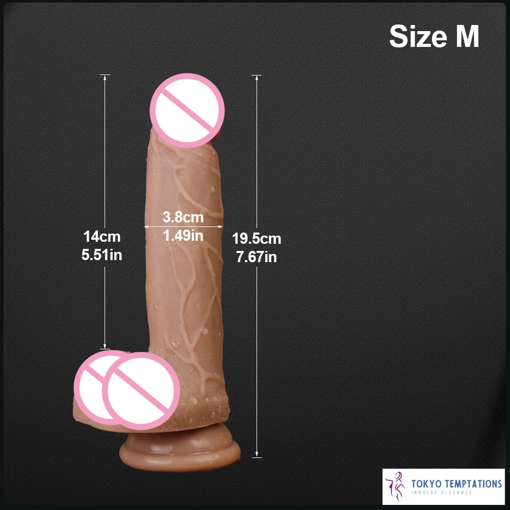 Realistic Liquid Silicone Dildo L