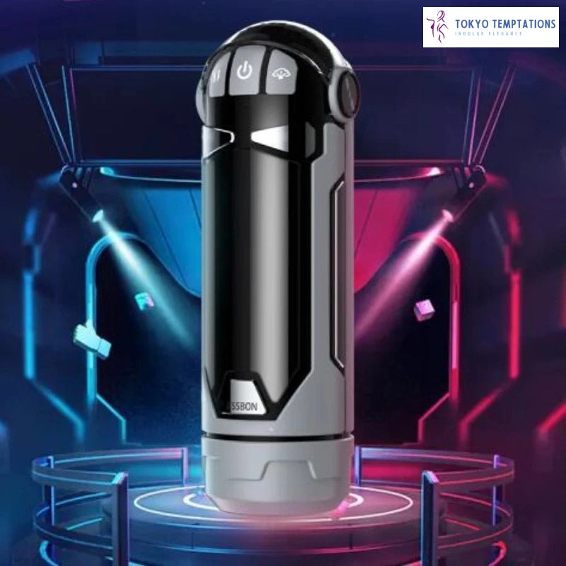 Smart Sex Robot Masturbation Cup for Men Black