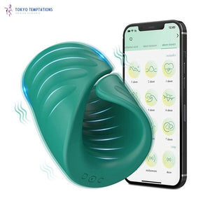 Male Vibrator Penis Trainer - Premium Silicone Green