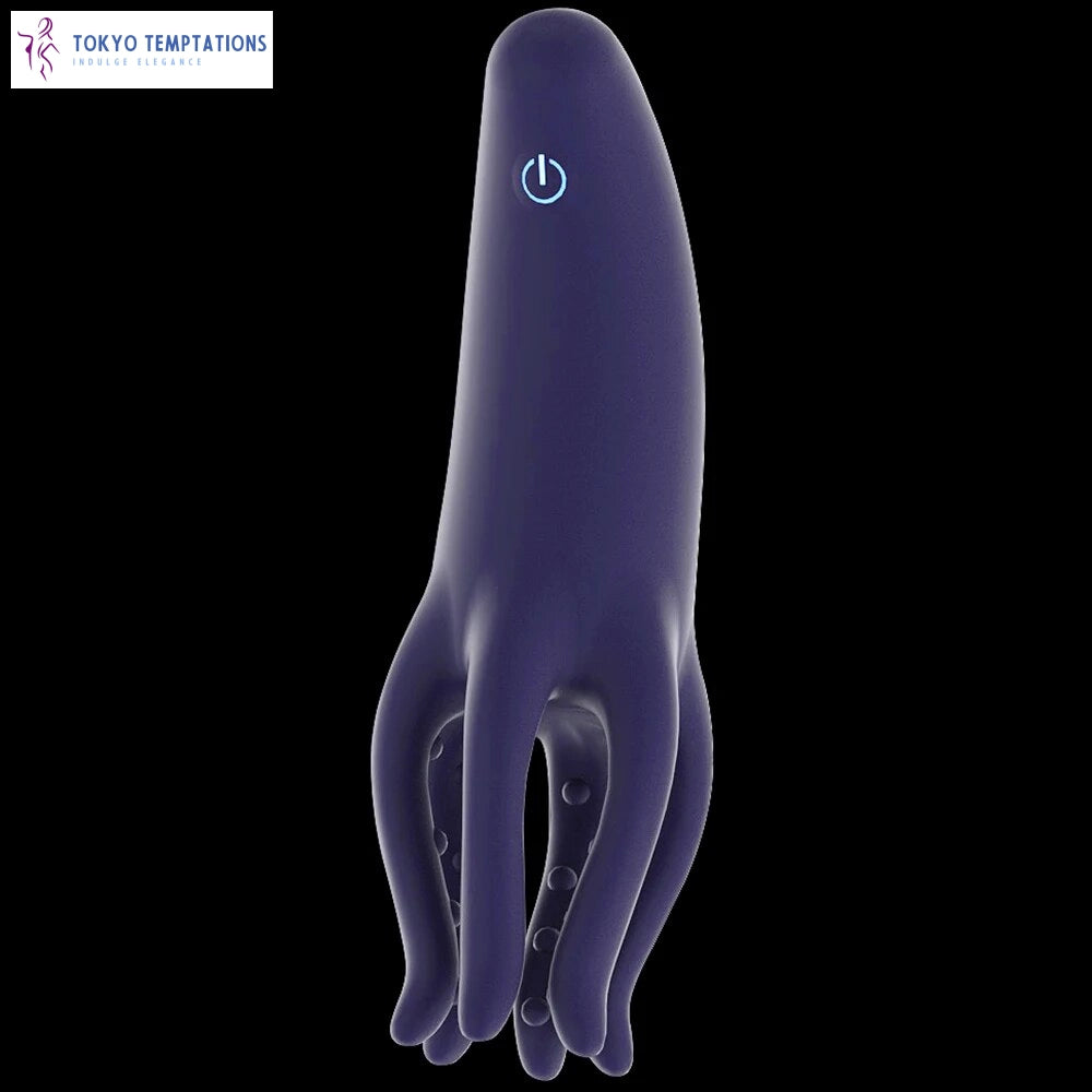 Glans Stimulator Vibrator for Male Pleasure Purple