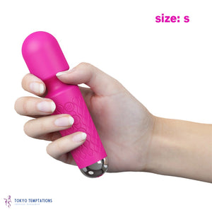 USB Rechargeable AV Magic Wand Vibrator Pink