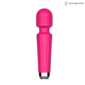 Mini Microphone Vibrator USB Charging Body Massager Red