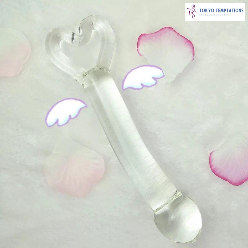 Luxury Crystal Glass Dildo 20cm Transparent