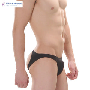 Premium Cotton Thong Underwear Black