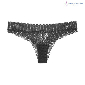 Exquisite Lace G-String Lingerie Black