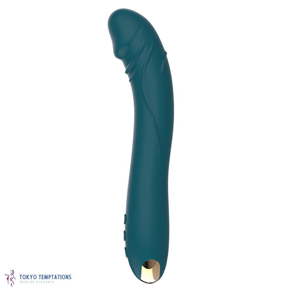 FLXUR Soft Skin Dildo Vibrator Green