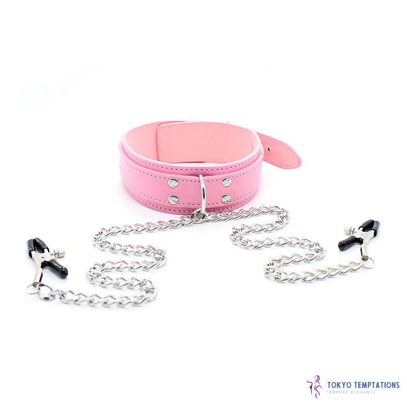 Nipple Clamps - Stainless Steel SM Toy Pink