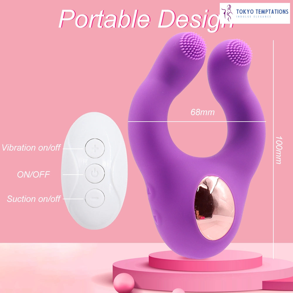 Waterproof Vibrating Cock Ring Clitoris Stimulator Size