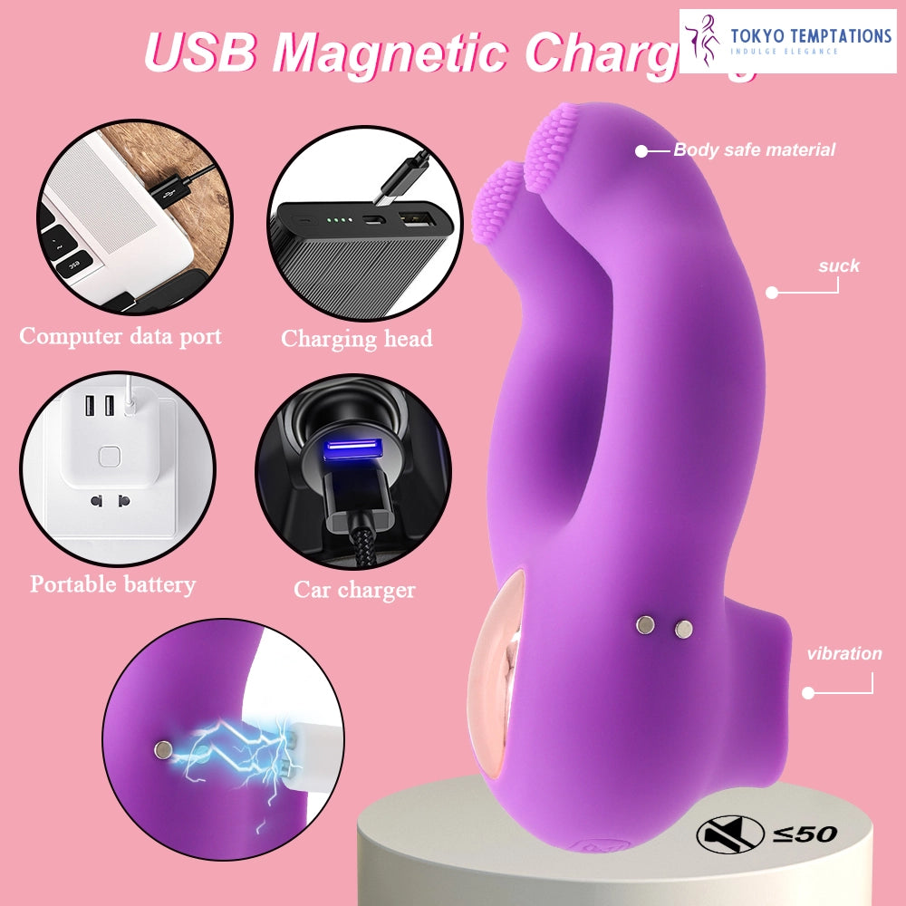 Waterproof Vibrating Cock Ring Clitoris Stimulator