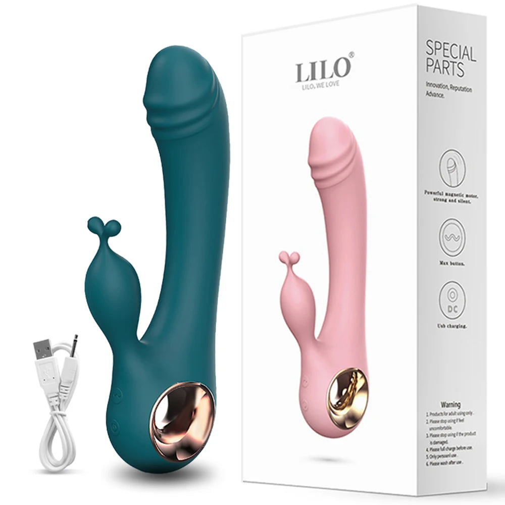 Rechargeable G Spot Rabbit Vibrator Pink