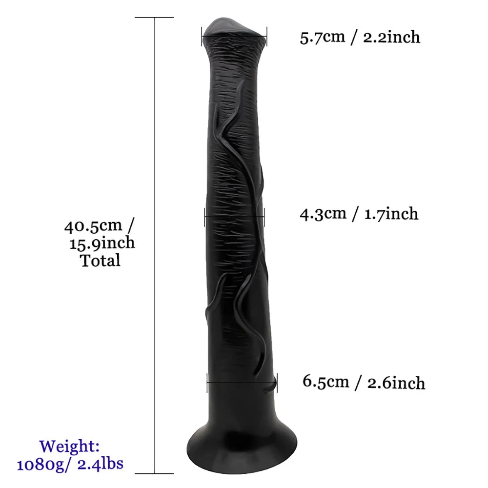 Huge Butt Plug Anal Sex Toy Size 40.5cm