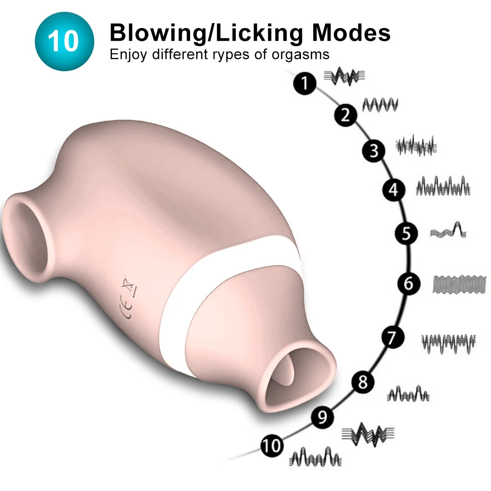 2-in-1 Clitoral Sucking Vibrator